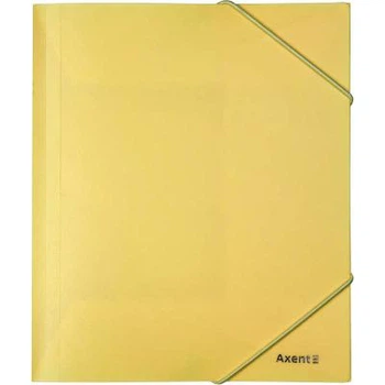 Папка на гумці А5 Pastelini жовта AXENT