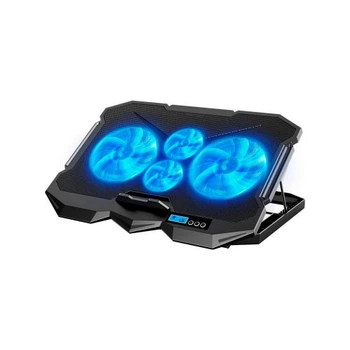 Підставка до ноутбука IceCoorel 10-17", 2*125mm + 2*70mm 2600 RPM, 385x280x28mm, Black (K22) IceCoorel K22 908509