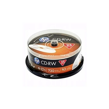 Диск CD HP CD-RW80 700MB 4X-12X Spindle 25шт (69313/CWE00019-3) HP 69313/CWE00019-3 913190