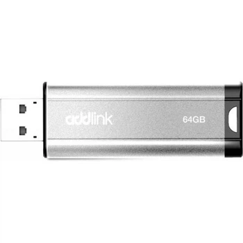 USB флеш накопитель AddLink 64GB U25 Silver USB 2.0 (ad64GBU25S2) AddLink ad64GBU25S2 912070