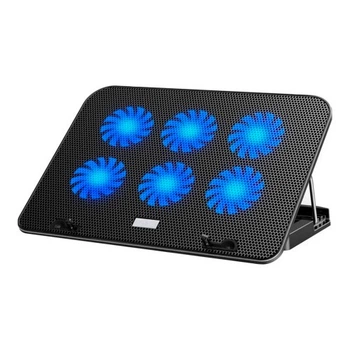 Підставка до ноутбука IceCoorel 10-15.6", 6*60mm 2500 RPM, 2*USB, 353x255x32mm, Black (A9) IceCoorel A9 908483