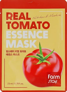 Зволожувальна маска для обличчя з екстрактом томата 23 мл Farmstay Real Tomato Essence Mask