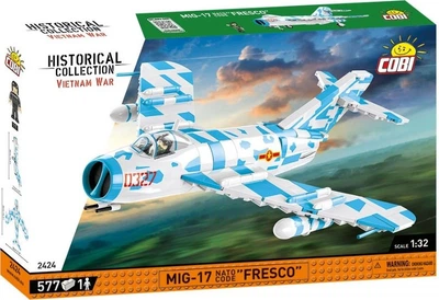 Klocki konstrukcyjne Cobi Historical Collection MiG-17 NATO Code Fresco 577 elementów (59021251024246)