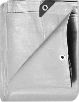 Plandeka Springos  6 x 8 m 130 g/m2 Szara (GA2185)