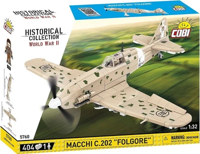 Klocki konstrukcyjne Cobi WWII Macchi C.202 Folgore 404 elementy (5902251057602)