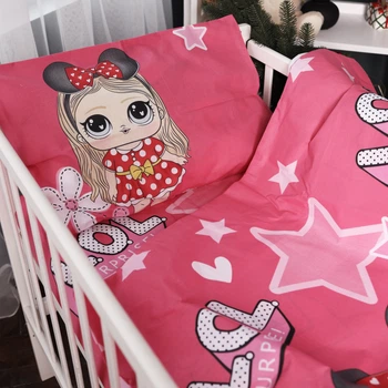 Простынь MirSon Бязь 17-0699 LOL Dolls 150 х 220 см (2200010456387)