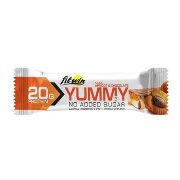Протеїновий енергетичний батончик Fit Win Yummy Bar Apricot&Chocolate 55 г в упаковці (VMD-1207304)