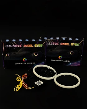 Ангельские глазки (2*120мм) Cotton RGB Bluetooth ВАЗ 2103/2106