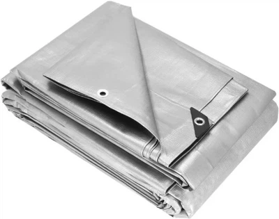 Plandeka Springos  3 x 4 m 260 g/m2 Szara (GA2188)