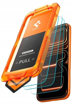 Захисне скло Spigen ALM Glas.Tr Slim  3-PACK для Apple iPhone 17 Pro Max Clear (8800283312317)