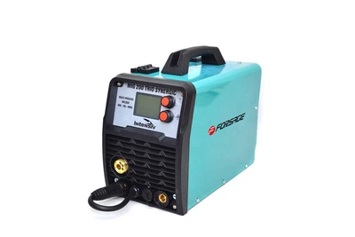 Інверторний апарат аргонодугового зварювання Profi MIG, MMA, TIG (220V, холостий хід 65V, 6.0кВт, 5-200А, електрод 1,6-4мм, дріт 0.6-1.2мм, к-т потужності 0.7, цифр. табло) Forsage F-MIG200 PULSE