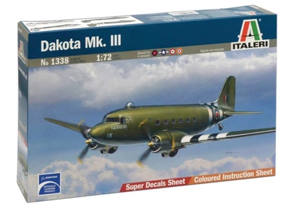Збірна модель 1:72 літак Dakota Mk.III Italeri 1338