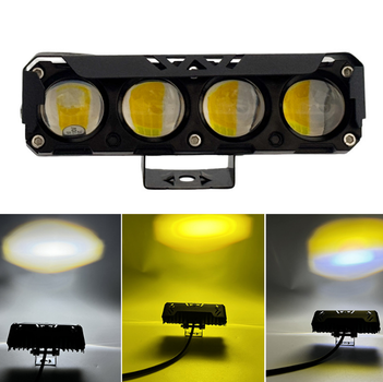 Светодиодная LED фара 48W (9-85V) - Мощное освещение с двумя режимами работы. Цвет света Бело-желтое