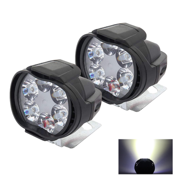 Світлодіодні LED фари додаткового світла 10W 12V (6 діодів) — Комплект 2 шт.