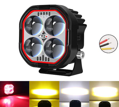 Дополнительная LED фара «Devil Eye» 24W: Мощный свет и стильный дизайн