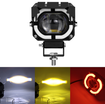 Светодиодная LED-фара "Орлиный глаз" 8000LM (9-80V) - Мощный дополнительный свет с 3 режимами. Красная подсветка