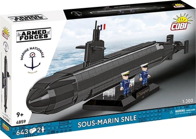 Klocki konstrukcyjne Cobi Armed Forces Sous-Marin SNLE 643 elementy (5902251048594)