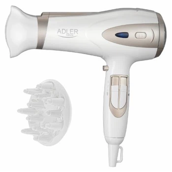 Фен для волос Adler AD 2248 2200 Вт white champagne