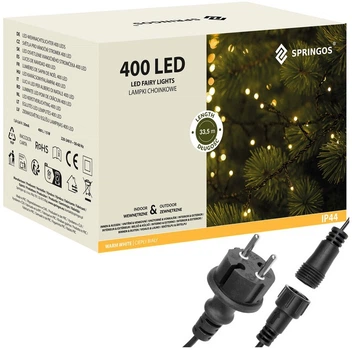 Новорічна гірлянда Springos 400 LED 32 м (5907719421988)