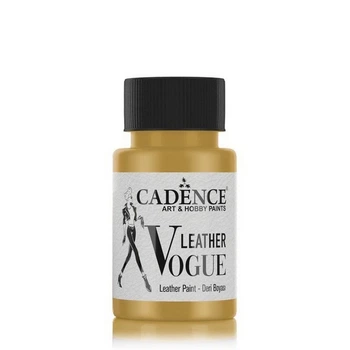 Краска акриловая для кожи Cadence Vogue Leather Metallic, LVM04 Золотой, 50 мл (01 195 0004 0050)