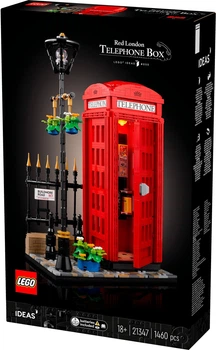 Zestaw klocków LEGO Ideas Czerwona londyńska budka telefoniczna 1460 elementów (21347) (955555915718561) - Outlet