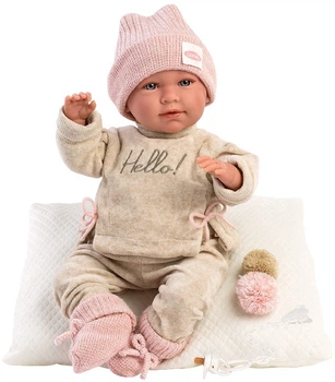 Lalka bobas Llorens Płacząca Mimi z poduszką 42 cm (8426265740208) (955555915210973) - Outlet