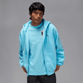 Кофта чоловіча Jordan Brooklyn Fleece Oversized Full-Zip Hoodie XL Бірюзовий IB7231-497