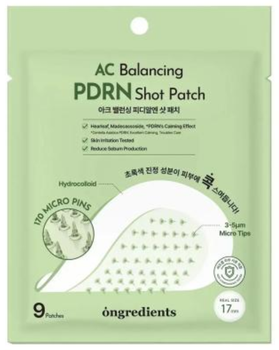 Точкові патчі Ongredients AC Balancing PDRN Shot Patch 9 шт (8809884771462)