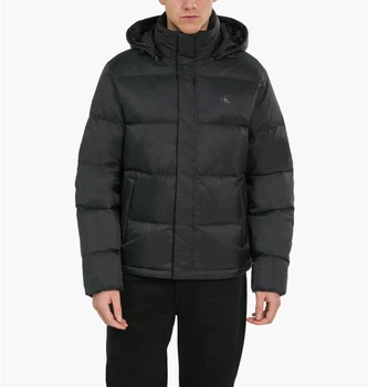 Куртка мужская Calvin Klein Long Sleeve Removable Hooded Inflatable Black S Чорний LZ04RD594G