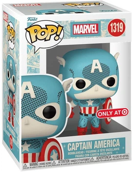 Фігурка Funko POP! Marvel Капітан Америка Retro Reimagined 10 см FNK77488 (889698774888)