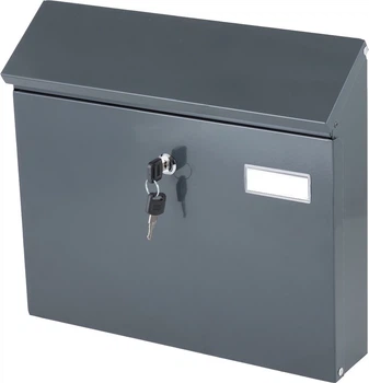 Skrzynka na listy Haushalt PD968 31.7 x 9 x 35.4 cm Antracytowa (2PD109687160)