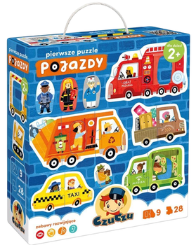 Пазл CzuCzu Транспортні засоби 28 елементів (5902983493617)
