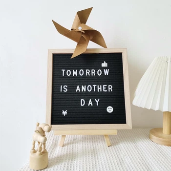 Доска Для Создания Надписей Letter Board 25х25см,Доска С Буквами (черная)