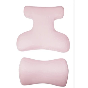 Ортопедические подушки для сна на животе Beauty Set Beauty Balance TM Correct Shape от морщин комплект из 2-х подушек для сна на животе Розовый Тенсел