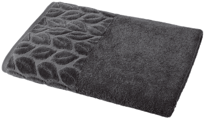 Полотенце банное 90х150 см Leaves Dark Gray SOHO 000334701