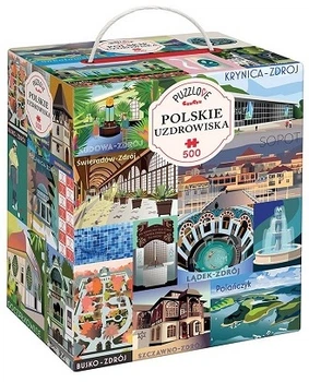 Пазл CzuCzu Puzzlove Польські курорти 500 елементів (5902983494133)
