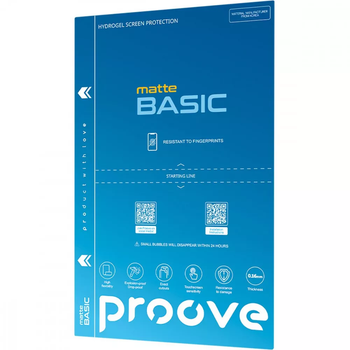 Защитная гидрогелевая пленка Proove Hydrogel Screen Protection BASIC (matte) для RedMi Note13