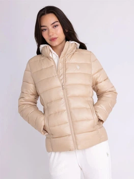 Куртка демисезонная женская U.S. Polo Assn 452765393 L Бежевая (1159852576)