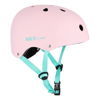 Захисний шолом MTW001 Nils Extreme, L(58-61см), рожевий