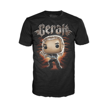 Футболка Funko Tees The Witcher: Geralt фанко Відьмак Геральт (розмір L)
