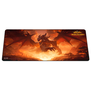 Коврик ігрова поверхня Blizzard World Of Warcraft Classic Cataclysm Deathwing Смертокрил XL Варкрафт (90*42 cm)
