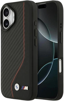 Чохол BMW M Carbon Line & Logo MagSafe для Apple iPhone 17 Black (3666339482121)