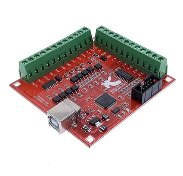 Интерфейсная плата USB MACH3 на 4 оси (100 КГц) с кабелем и диском