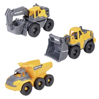 Спецтехника Dickie Toys Вольво. Автоконструктор, 3 машины (3722015)