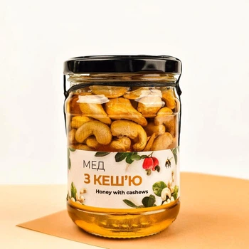 Мед с кешью ЭКО-МедОК, 320 граммов