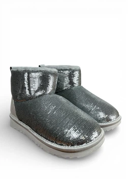Уггі UGG Classic Mini Mirror Ball (s/n 1151291), Срібний, Размер 36 (US 5), 22 см
