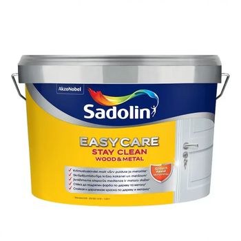 Краска для дерева и металла алкидная матовая Sadolin EasyCare Wood&Metal Бесцветный BC 0.65л