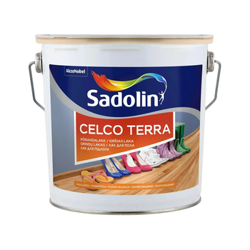 Лак для пола уретаново-алкидный полуглянцевый Sadolin Celco Terra 1л