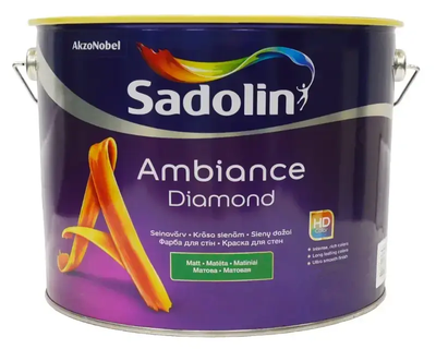 Краска для стен матовая Sadolin Ambiance Diamond Бесцветный BC 2.33л