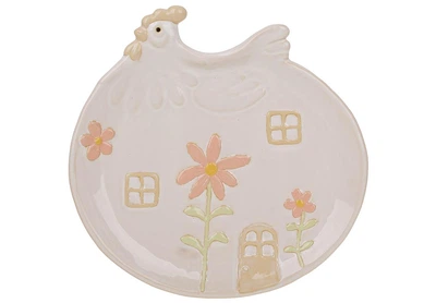 Тарелки керамические 2 шт. Курочка, 25.8*25.3*3.3см 834-895